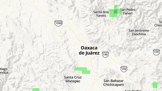 mapa de la ciudad de Guadalupe Etla