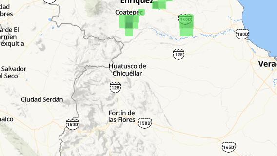 mapa de la ciudad de Huatusco de Chicuellar