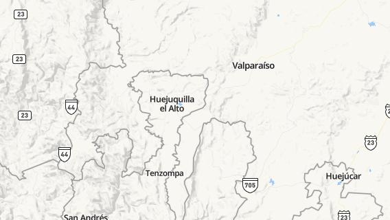 mapa de la ciudad de Huejuquilla