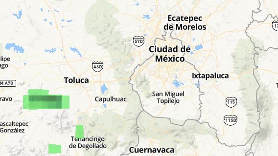 mapa de la ciudad de Huixquilucan de Degollado