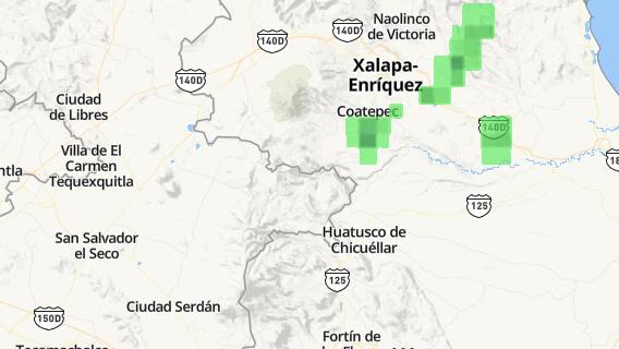 mapa de la ciudad de Ixhuacan de los Reyes