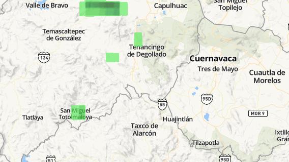 mapa de la ciudad de Ixtapan de la Sal