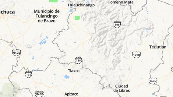 mapa de la ciudad de Ixtlahuaca Barrio