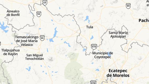 mapa de la ciudad de Jilotepec de Molina Enriquez