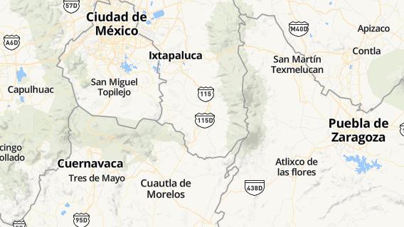 mapa de la ciudad de Juchitepec de Mariano Riva Palacio