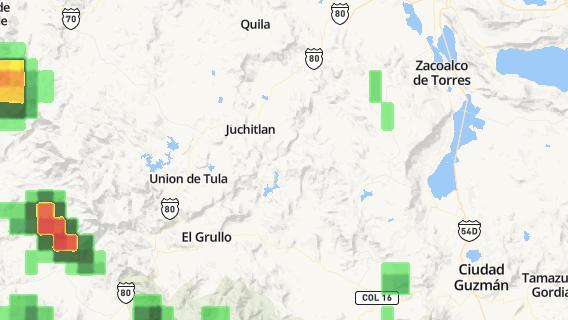 mapa de la ciudad de Juchitlan