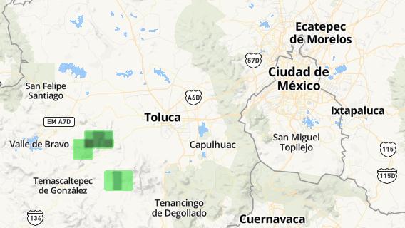 mapa de la ciudad de La Constitucion Toltepec