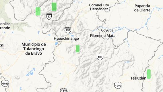 mapa de la ciudad de Las Colonias de Hidalgo