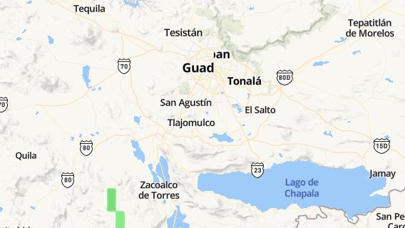 mapa de la ciudad de Lomas de San Agustin