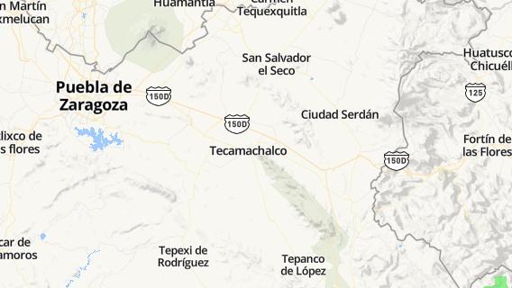mapa de la ciudad de Lomas de Santa Cruz