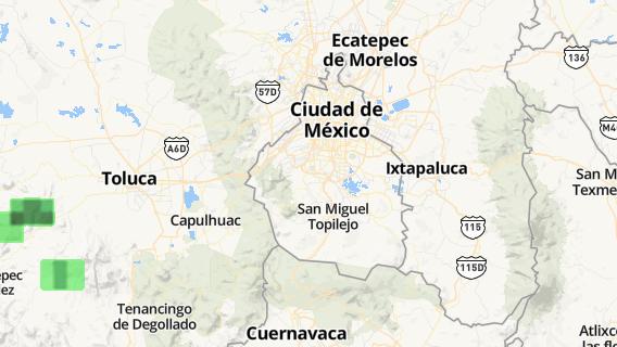 mapa de la ciudad de Magdalena Contreras