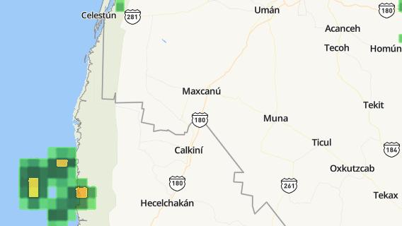 mapa de la ciudad de Maxcanu