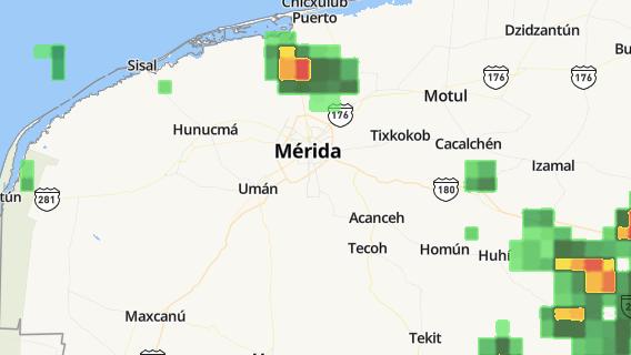 mapa de la ciudad de Merida