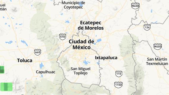 mapa de la ciudad de Mexico City