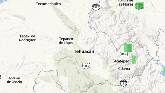 mapa de la ciudad de Miahuatlan