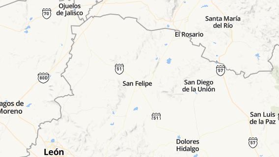 mapa de la ciudad de Molino de San Jose