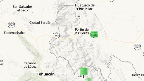 mapa de la ciudad de Nogales