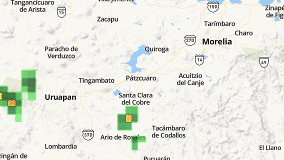 mapa de la ciudad de Patzcuaro