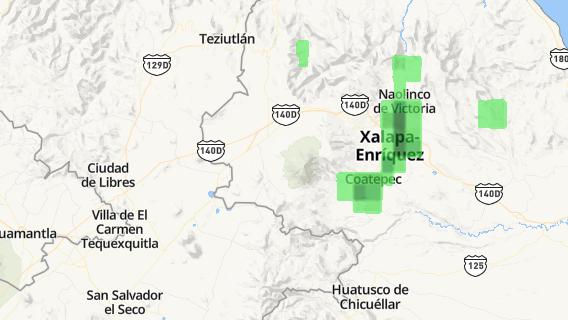 mapa de la ciudad de Perote