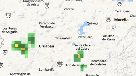 mapa de la ciudad de Pichataro