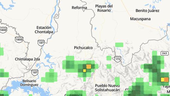 mapa de la ciudad de Pichucalco