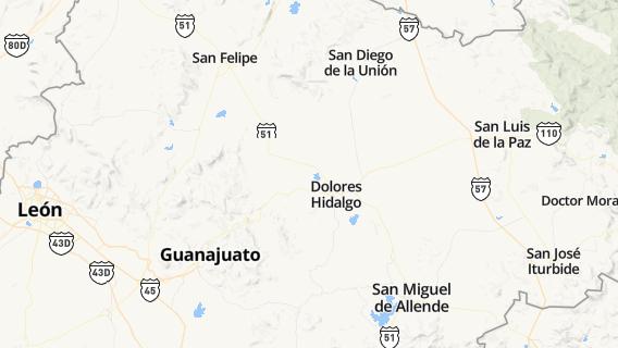 mapa de la ciudad de Rancho de Guadalupe