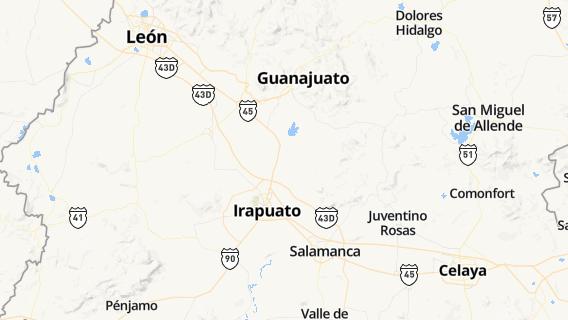 mapa de la ciudad de Rancho Nuevo del Llanito