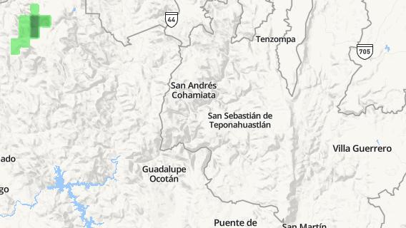 mapa de la ciudad de San Andres Cohamiata