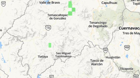 mapa de la ciudad de San Andres Tepetitlan
