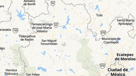 mapa de la ciudad de San Andres Timilpan