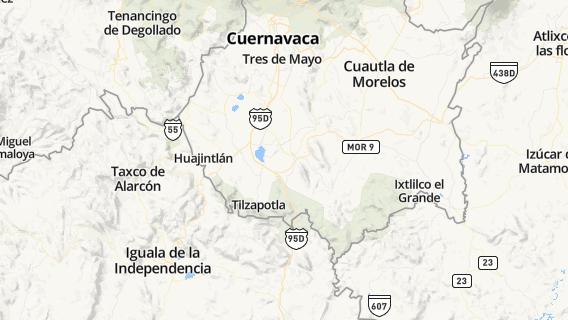 mapa de la ciudad de San Antonio Chiverias