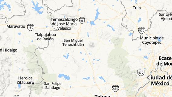 mapa de la ciudad de San Antonio Enchisi