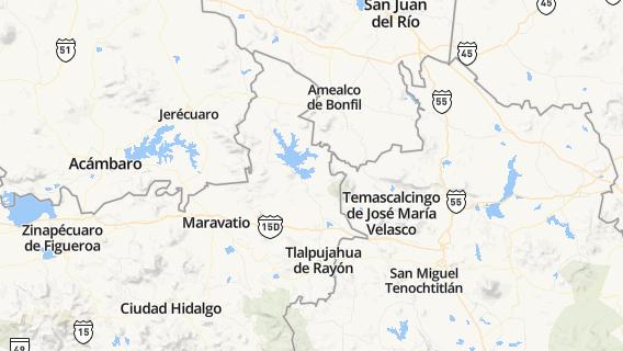 mapa de la ciudad de San Antonio Molinos