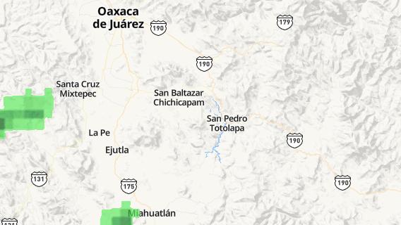 mapa de la ciudad de San Baltazar Chichicapam