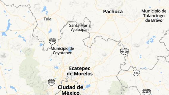mapa de la ciudad de San Bartolo Cuautlalpan