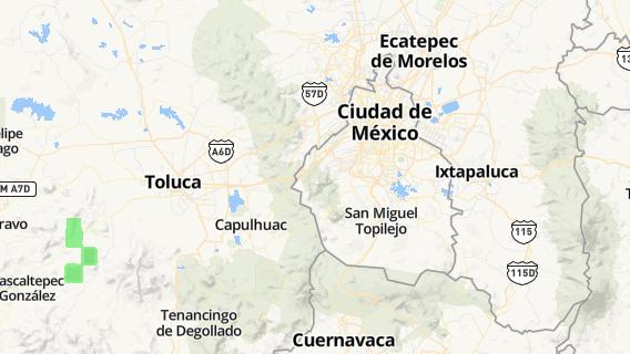 mapa de la ciudad de San Bartolome Coatepec