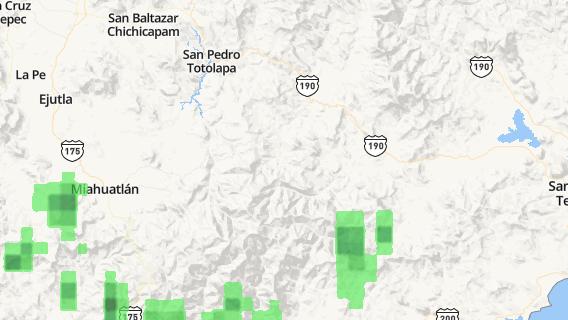 mapa de la ciudad de San Carlos Yautepec