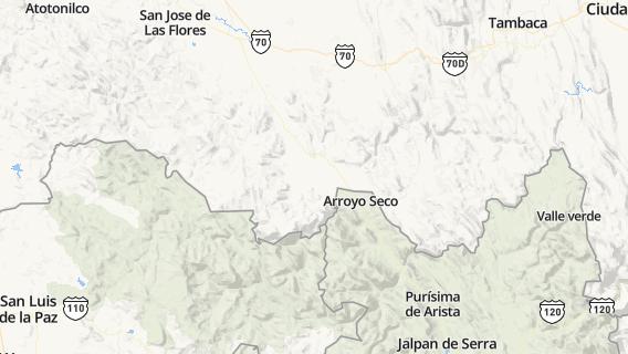 mapa de la ciudad de San Ciro de Acosta