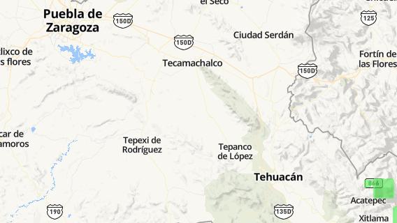 mapa de la ciudad de San Gabriel Tetzoyocan