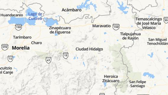 mapa de la ciudad de San Isidro Alta Huerta