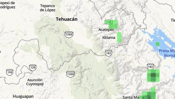 mapa de la ciudad de San Jeronimo Axochitlan
