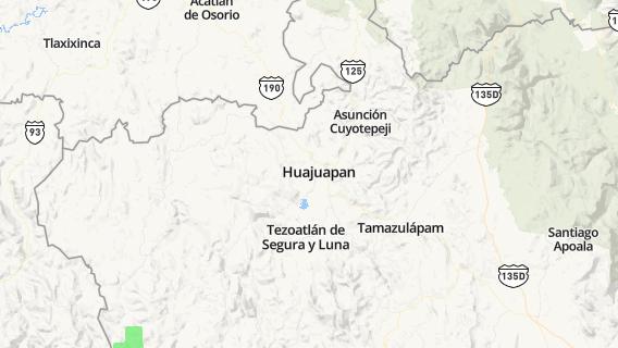 mapa de la ciudad de San Jeronimo Silacayoapilla