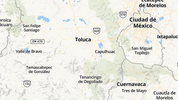mapa de la ciudad de San Jorge Pueblo Nuevo