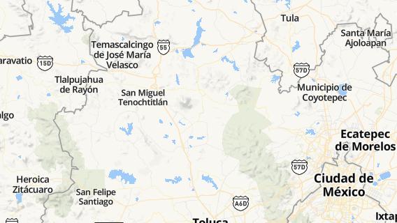 mapa de la ciudad de San Jose Boqui