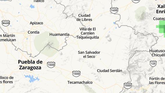 mapa de la ciudad de San Jose Chiapa