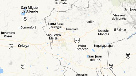 mapa de la ciudad de San Jose el Alto