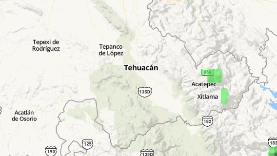 mapa de la ciudad de San Jose Monte Chiquito