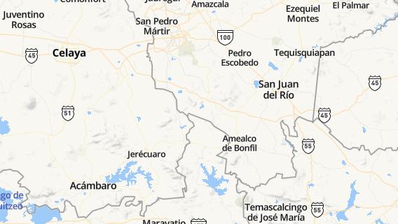 mapa de la ciudad de San Jose Tepuzas