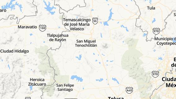 mapa de la ciudad de San Juan Coajomulco