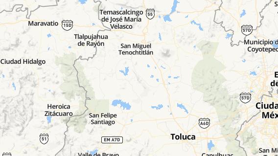mapa de la ciudad de San Juan Cote Ejido